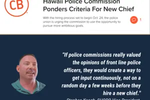 Image of Hawaii Police Commission Ponders Criteria For New Chief